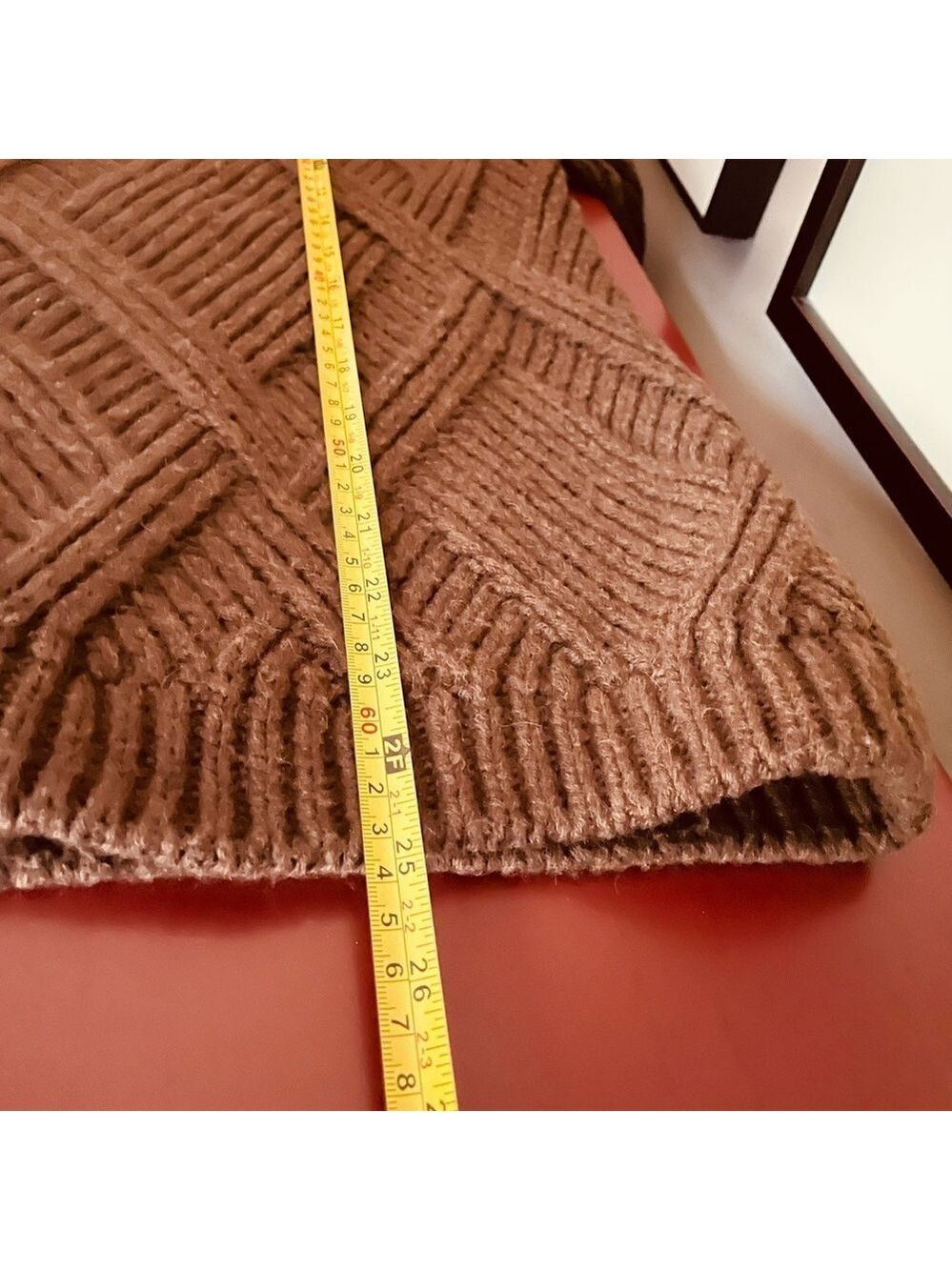 AUTHENTIC Hermes Elegant Tan Cowl Neck Sweater - Camel Hair - NWT - Picture 11 of 11